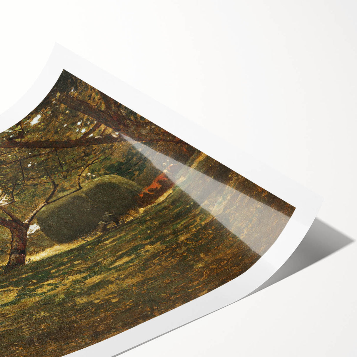 Realism Art Print - Harvest Scene by Winslow Homer, Pastoral Landscape