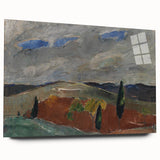 Classic Romantic Paintings: Cemetery Road in Toledo Landscape