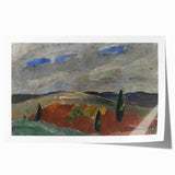 Classic Romantic Paintings: Cemetery Road in Toledo Landscape