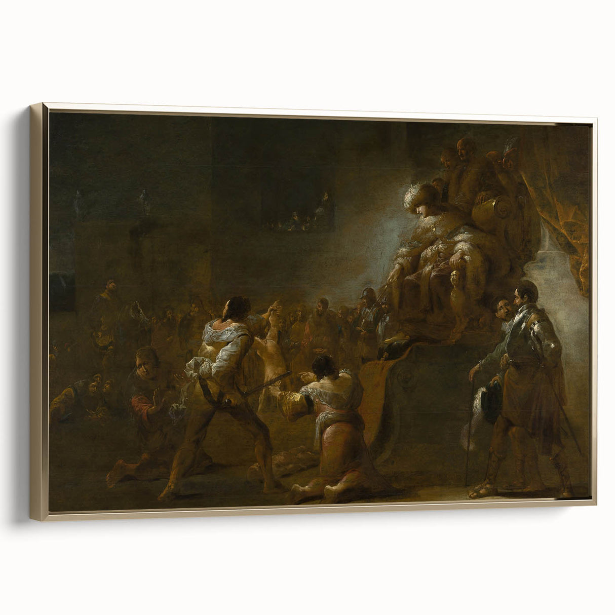 Baroque and Rococo Wall Art - The Judgment of the King - Print