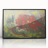 Expressionist Art - Reclining Nude in a Garden