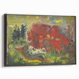 Expressionist Art - Reclining Nude in a Garden