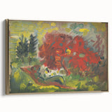Expressionist Art - Reclining Nude in a Garden