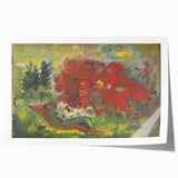 Expressionist Art - Reclining Nude in a Garden