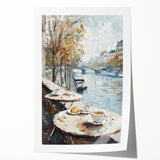 Extra large rolled canvas print featuring a vibrant array of floral designs, ideal for art wall dining room decor.