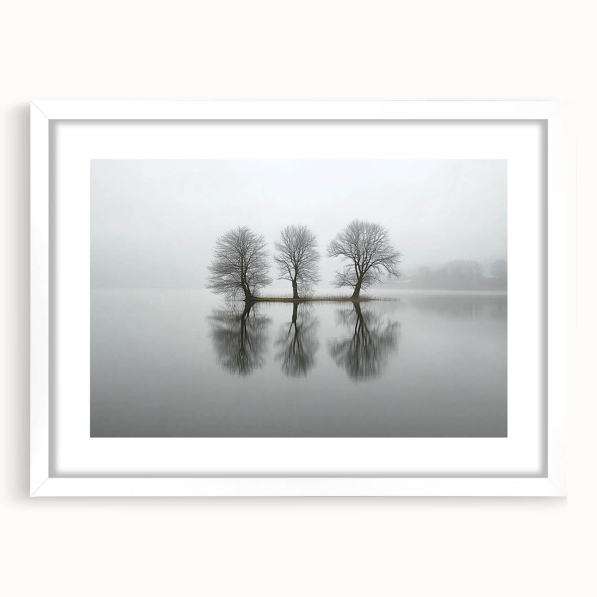 Abstract landscape artwork framed with a white mat, showcasing vibrant colors and dynamic shapes, perfect for modern interior decor. Ideal for enhancing living spaces.