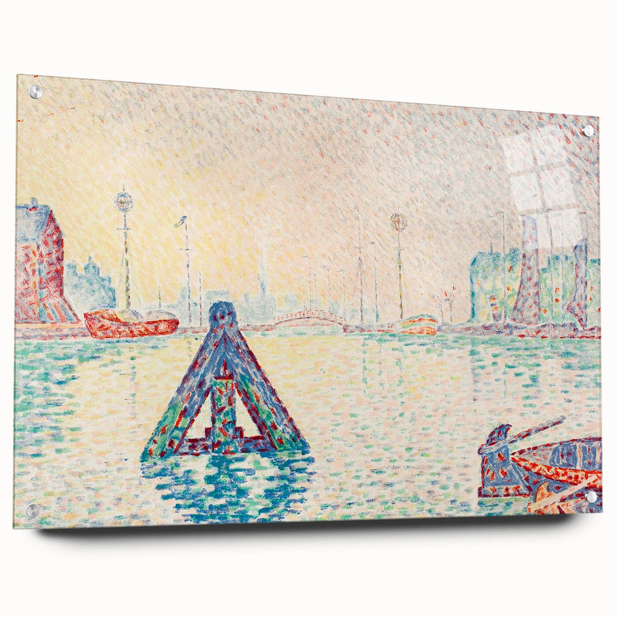 Impressionist Seascape Wall Art - The Buoy in Holland by Paul Signac