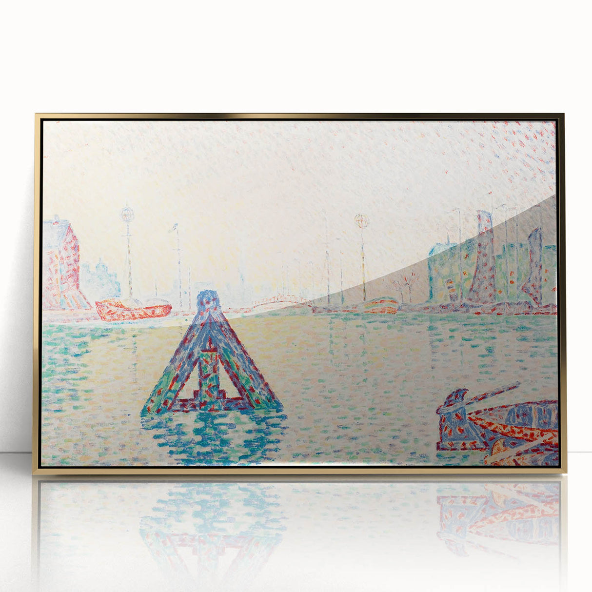 Impressionist Seascape Wall Art - The Buoy in Holland by Paul Signac
