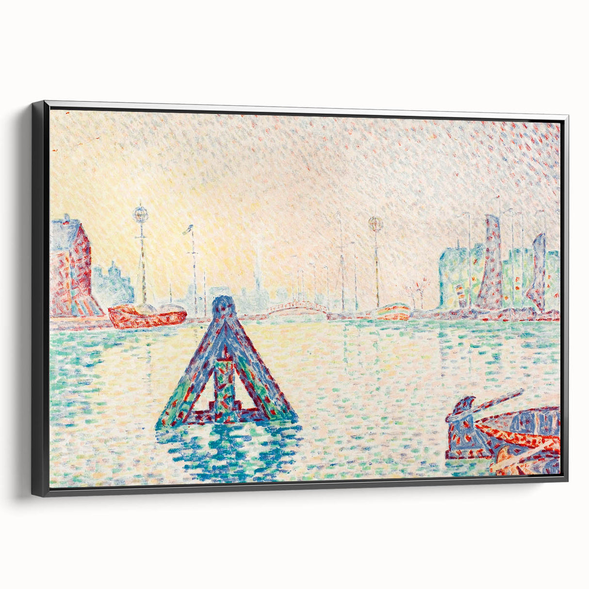 Impressionist Seascape Wall Art - The Buoy in Holland by Paul Signac