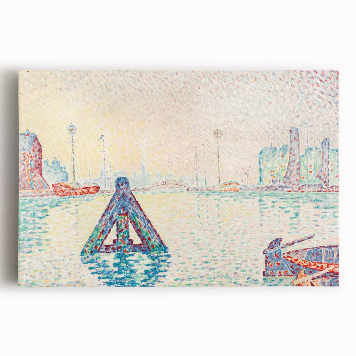 Impressionist Seascape Wall Art - The Buoy in Holland by Paul Signac