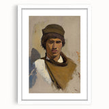 Romantic Art Prints: Young Gypsy - Historical Romanticism Portrait