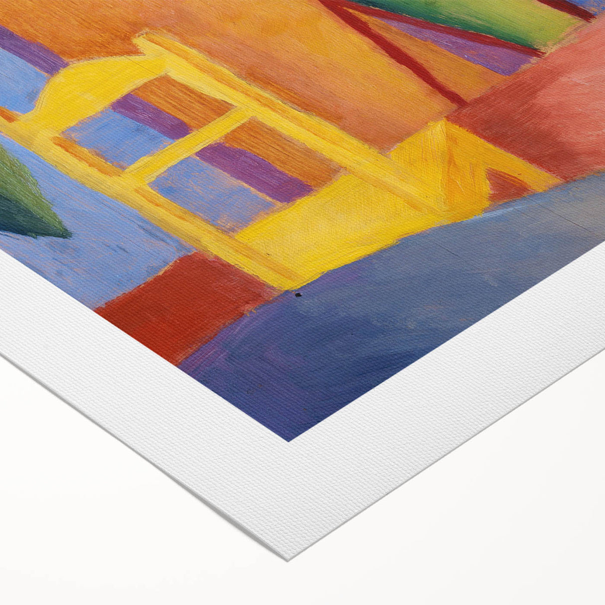 Expressionist Café Scene – Vibrant Abstract Turkish Café Wall Art