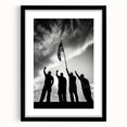 Patriotic Silhouettes & USA Flag - Independence Day Wall Art