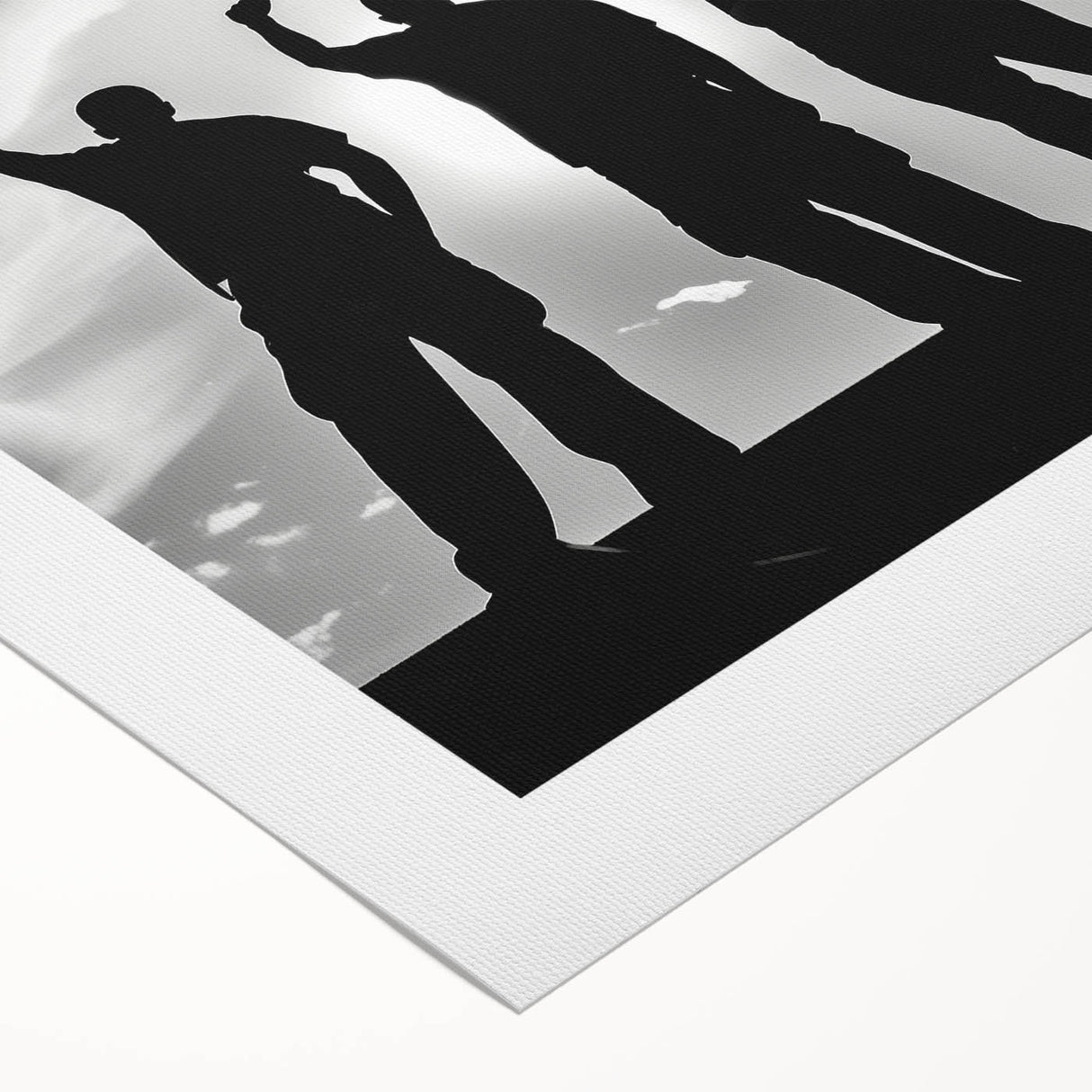 Patriotic Silhouettes & USA Flag - Independence Day Wall Art