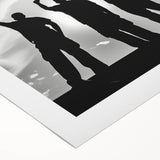 Patriotic Silhouettes & USA Flag - Independence Day Wall Art