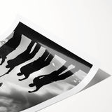 Patriotic Silhouettes & USA Flag - Independence Day Wall Art