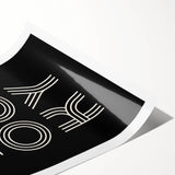 Spooky Typography Halloween Wall Art - Modern Halloween Decor