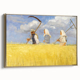 Harvesters - Pastoral Field Scene by Anna Ancher