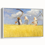 Harvesters - Pastoral Field Scene by Anna Ancher