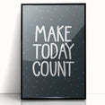 Make Today Count - Boys Room Wall Art Kids Decor