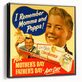 Vintage Chesterfield Cigarettes Ad Poster | Retro Father's Day Art