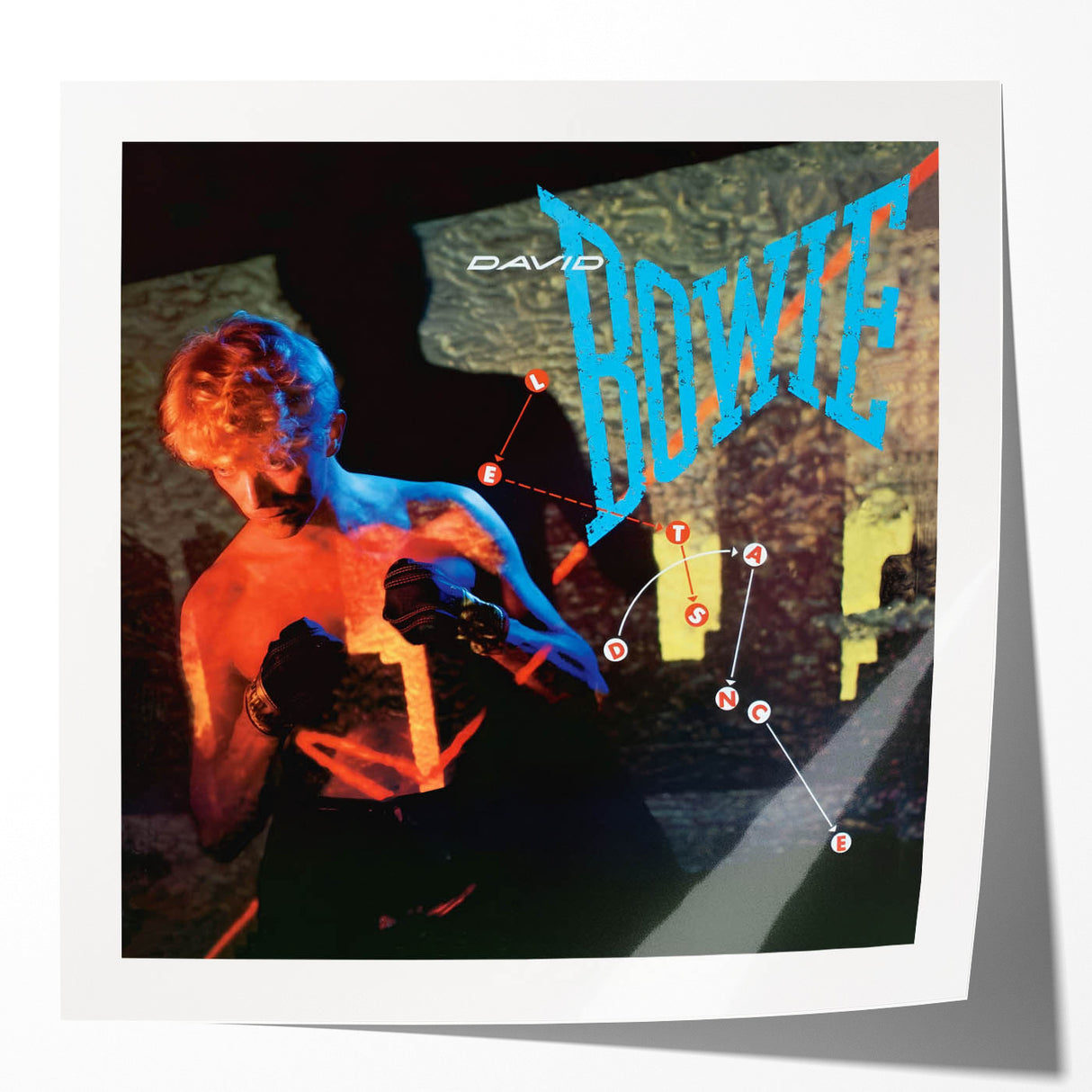 Retro Wall Art – David Bowie Let’s Dance Album Canvas Print