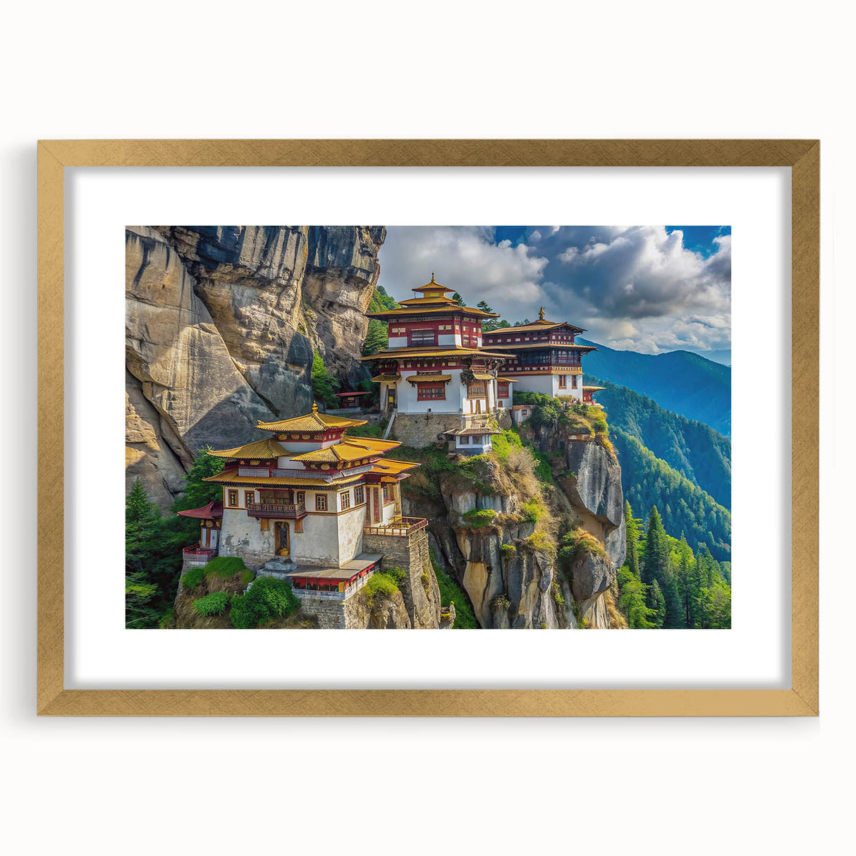 Extra large wall art featuring an abstract textured print of Asian scenery in muted earth tones, ideal for living room decor.