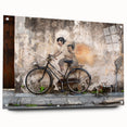 Acrylic print of a large abstract depiction of a Malaysian landscape in muted earth tones.