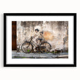 Extra large abstract art print featuring a textured, colorful depiction of a Malaysian landscape on a black framed canvas.