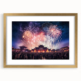 Extra large abstract art print featuring textured scenery of Taiwan in muted earth tones on a framed canvas.
