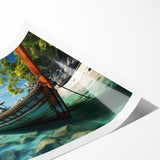 Extra large wall art featuring line art flowers with subtle earth tones on a rolled canvas.