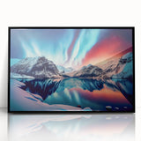 Large abstract wall art of Yukon scenery in muted earth tones on a framed acrylic panel.