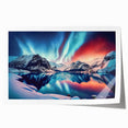 Rolled print of Yukon scenery featuring expansive green landscape under blue skies, ideal for art wall dining room.
