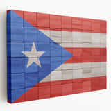 Large art depicting a serene Puerto Rican coastline on stretched canvas, ideal for kitchen wall art.