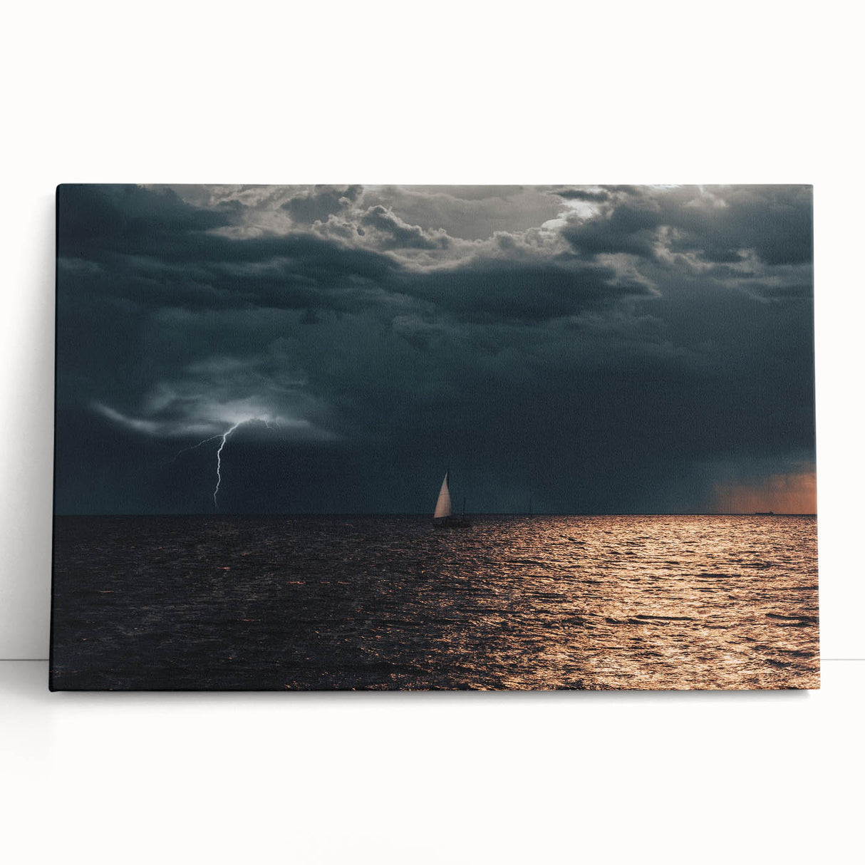 Black and white photo of a European cityscape on large stretched canvas, ideal for kitchen wall art.