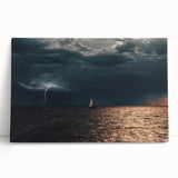 Black and white photo of a European cityscape on large stretched canvas, ideal for kitchen wall art.