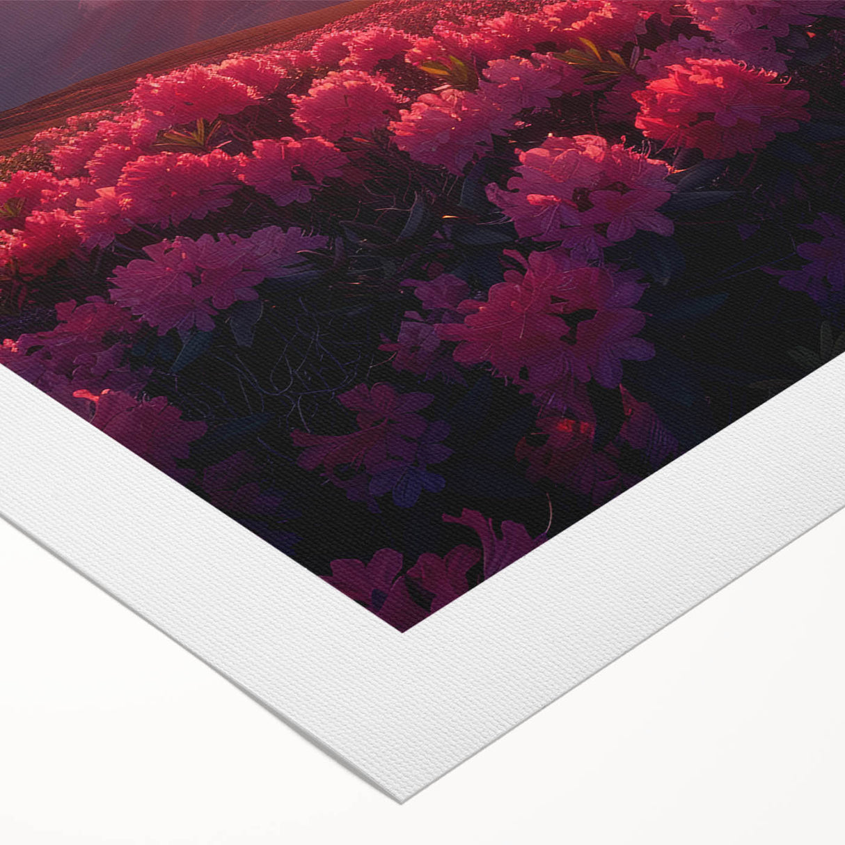 Art Deco poster featuring a serene Ukrainian landscape in muted earth tones on rolled canvas.