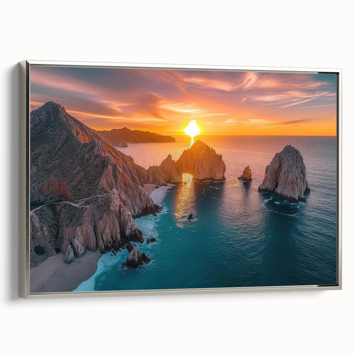 Landscape art painting of Baja California.