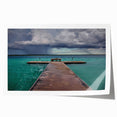 Extra large rolled print of Quintana Roo scenery, featuring vibrant floral elements and lush greens.