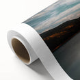 Art deco poster featuring a serene Arkansas landscape in pastel shades on rolled canvas, ideal for nursery wall art.