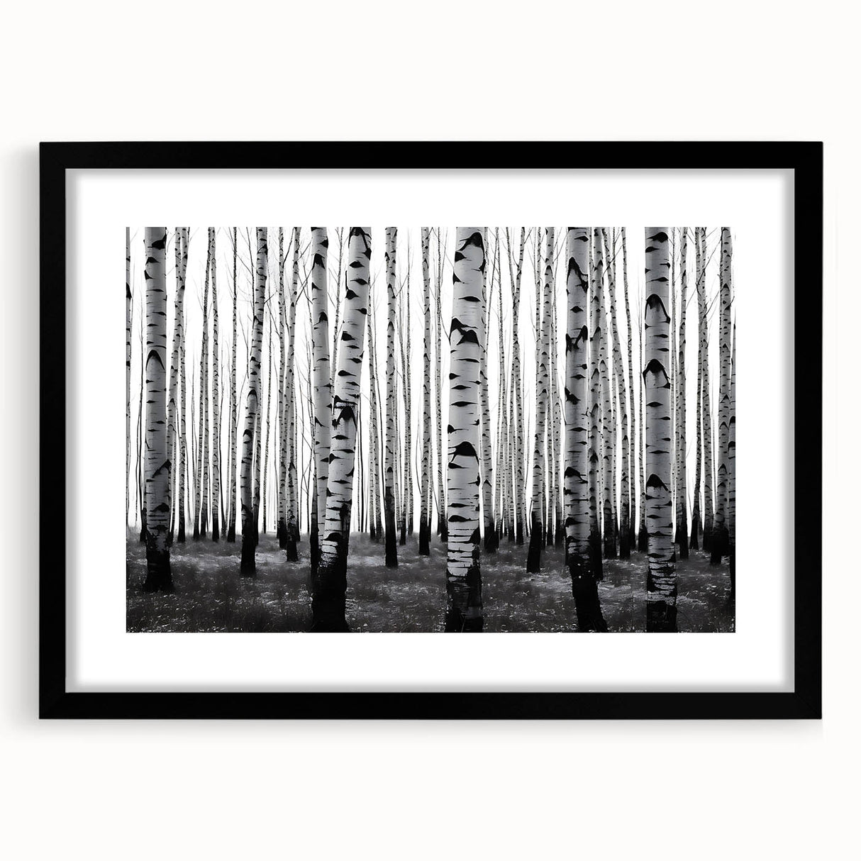 Colorful abstract art print of Aspen scenery in vibrant hues on a large framed canvas, ideal for living room decor.