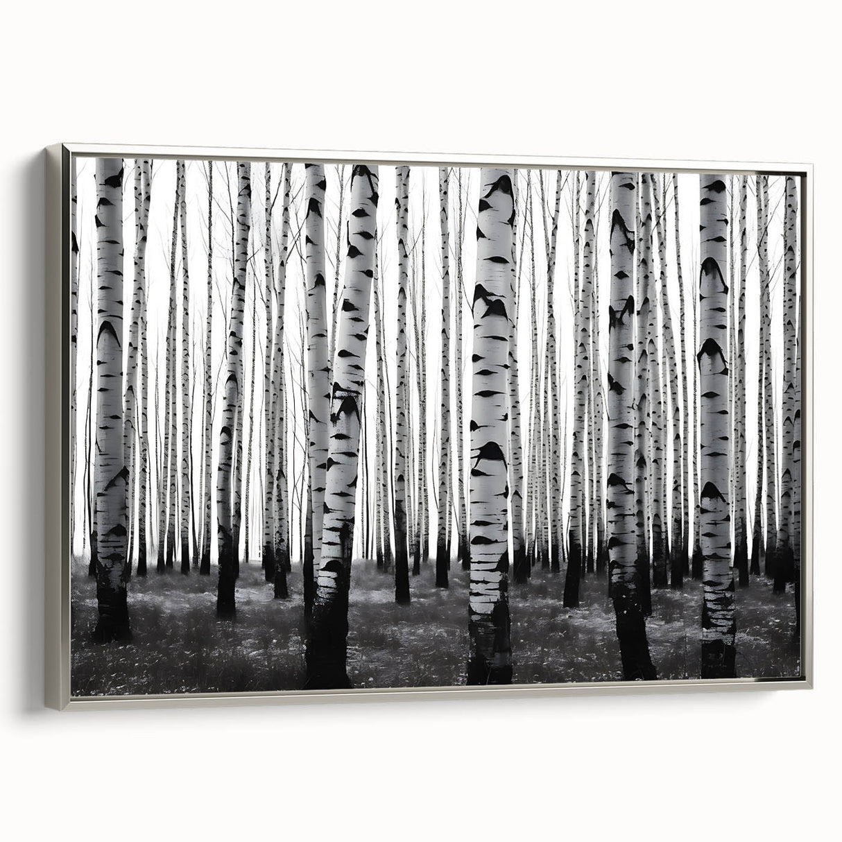 Landscape art painting of Aspen, Colorado on framed canvas.