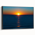 Black and white wall art featuring a Delaware landscape on framed canvas, ideal for bedroom decor.