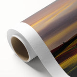 Art deco poster of Idaho scenery in pastel shades on rolled canvas, ideal for nursery wall art.