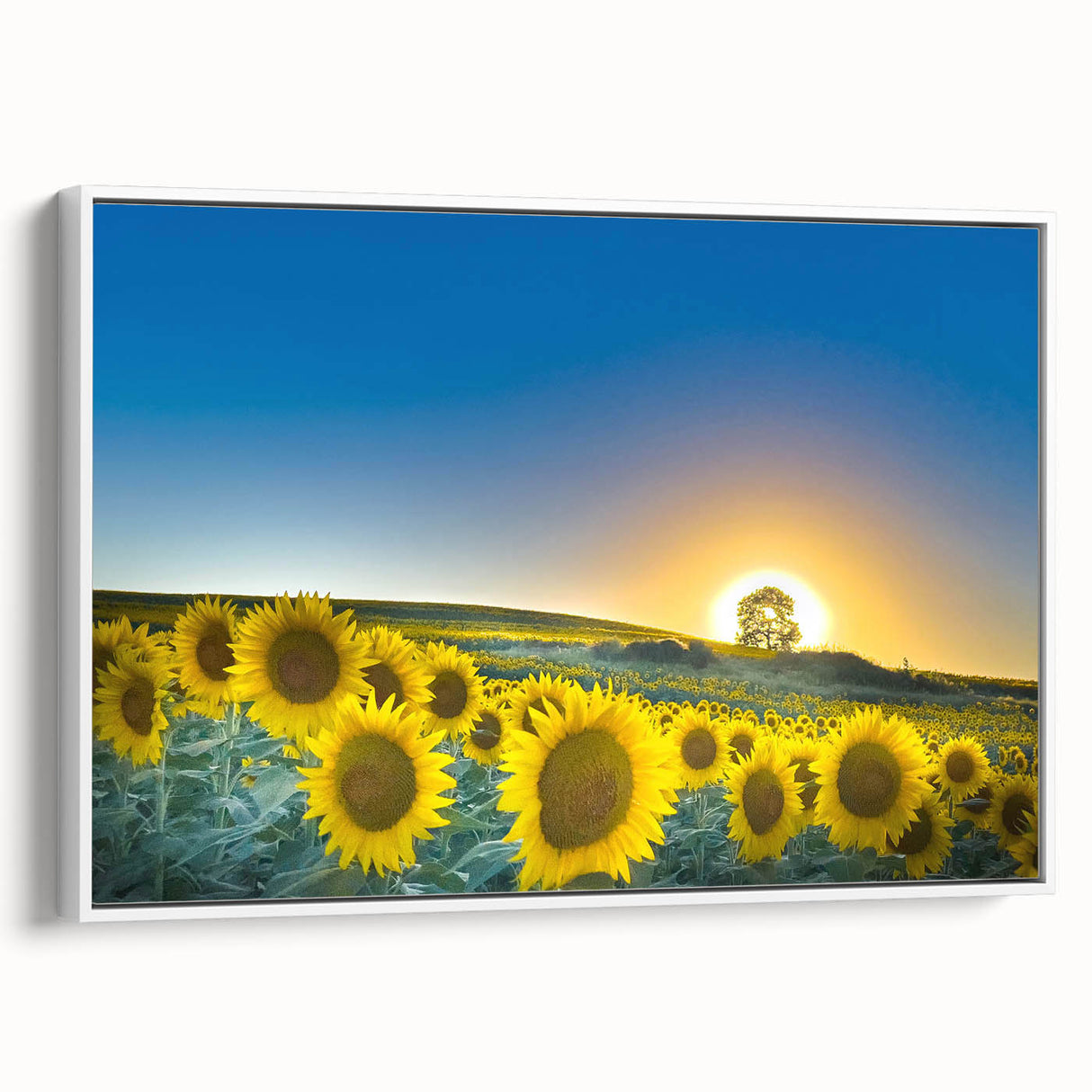 Vintage poster art of Kansas scenery on extra large framed canvas with colorful palette, ideal for living room wall.