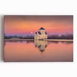 Black and white large art print of the Kentucky landscape on stretched canvas, suitable for kitchen wall art.