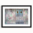 Abstract art print of New Orleans in vibrant, colorful hues on a large textured canvas, ideal for living room decor.