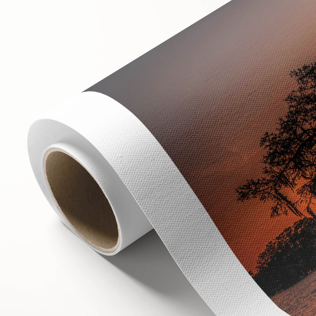 Art Deco-style poster of Louisiana scenery in muted colors on rolled canvas, suitable as nursery wall art.