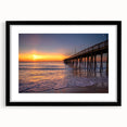 Abstract art print depicting a colorful, textured Virginia landscape on a large black-framed canvas.