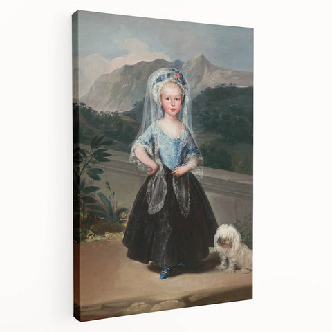 Famous Romantic Era Art: Portrait of María Teresa by Goya